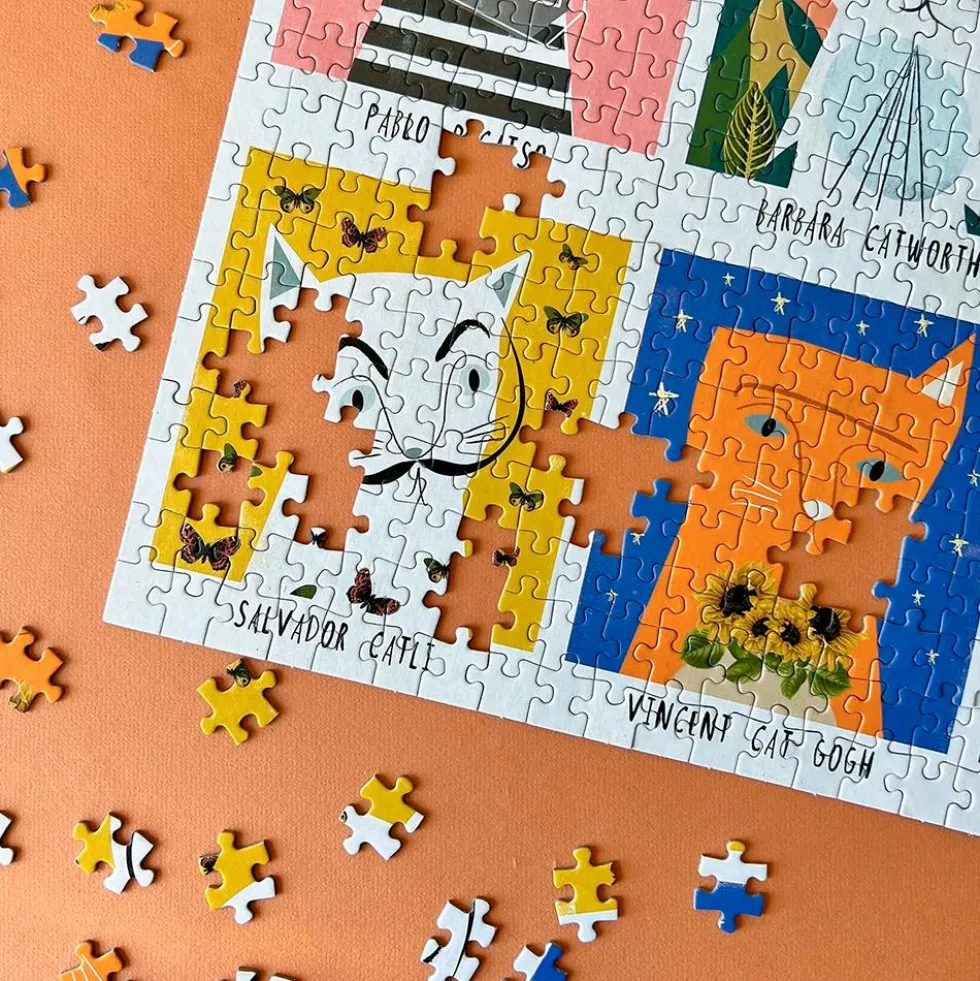 Puzzle Art Cats 1000 piezas. Happily