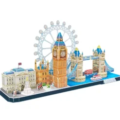 Puzzle 3D city line Londres 107 piezas