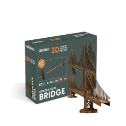 Puzzle 3D de cartón puente Golden Gate