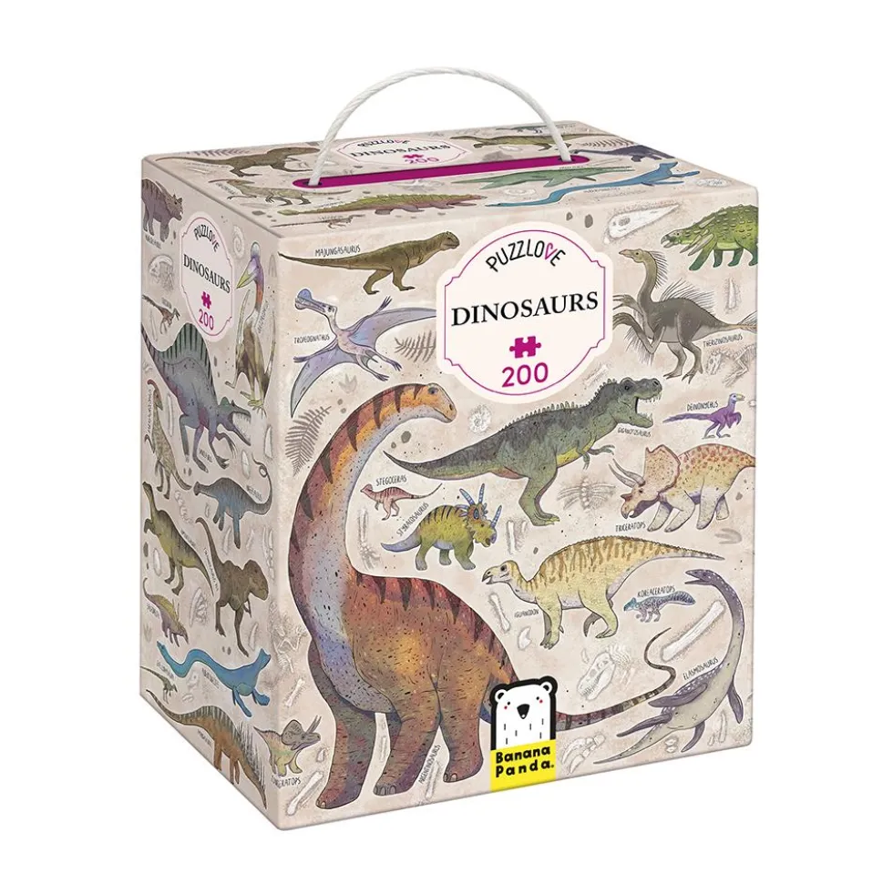 Puzzle dinosaurios 200 piezas Puzzlove