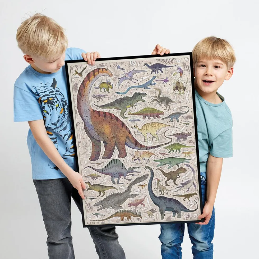 Puzzle dinosaurios 200 piezas Puzzlove