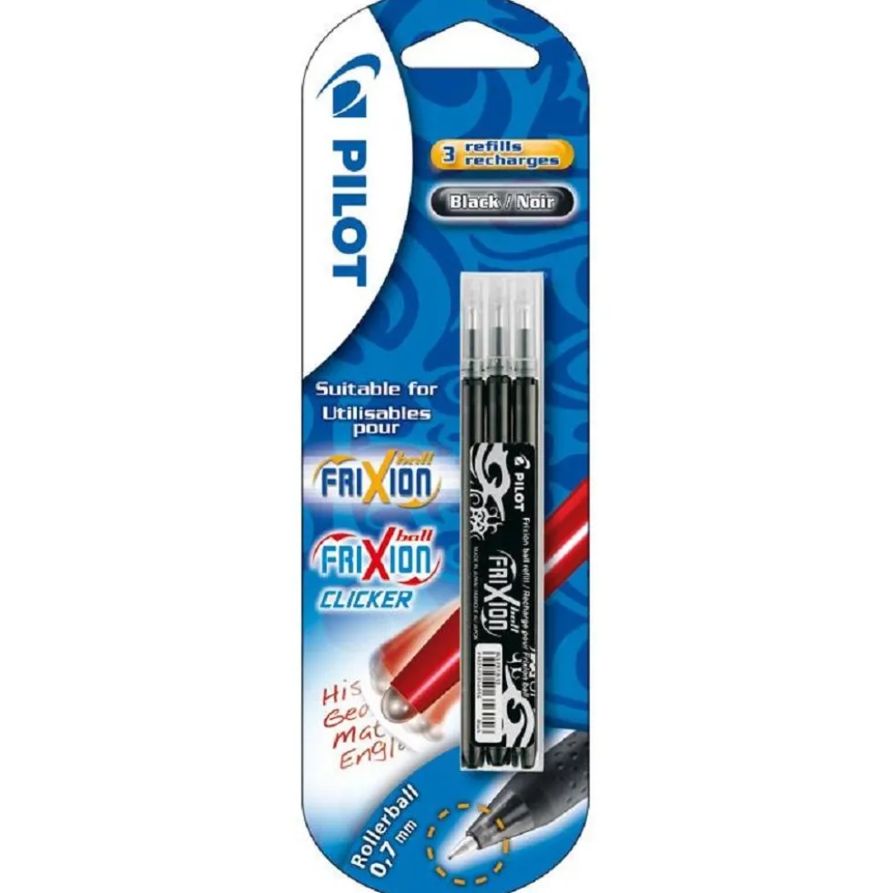 Recambio FriXion Ball y Clicker 3 unidades varios colores