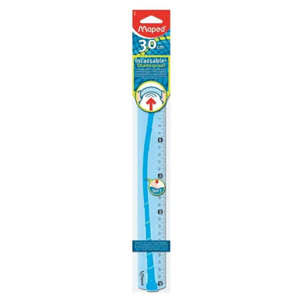 Regla flexible 30 cm. Maped