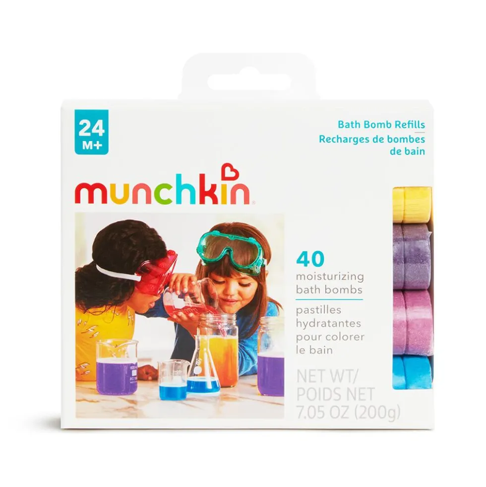Repuesto 40 bombas de baño para dispensador Color Buddies