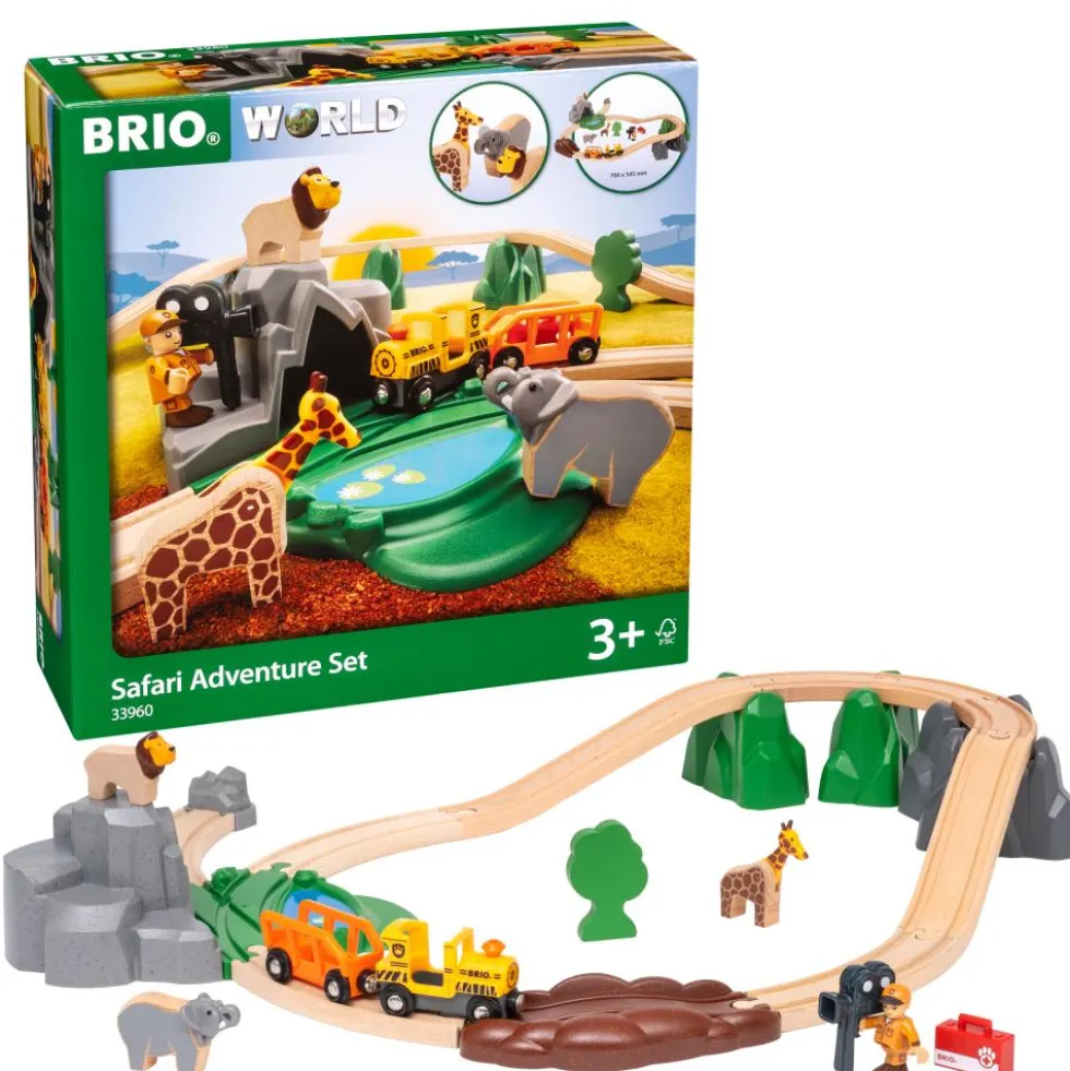 Set circuito tren aventura en el safari