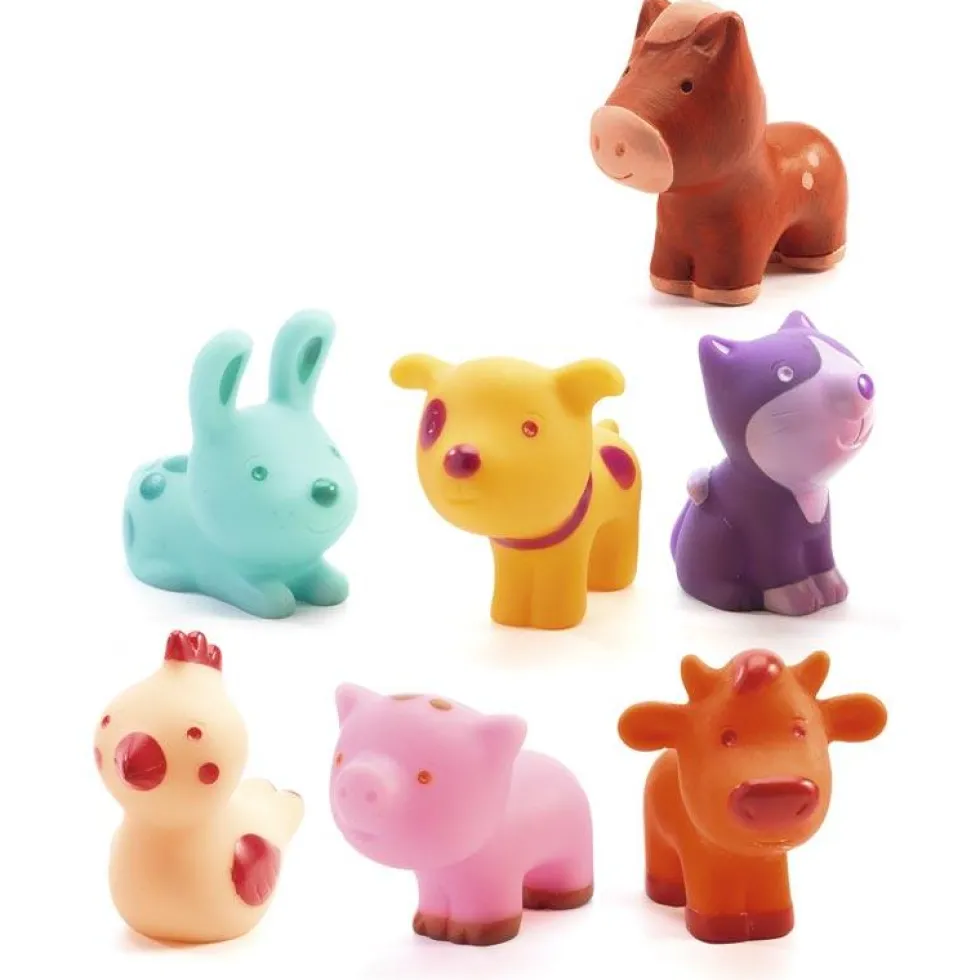 Set de 7 animalitos granja