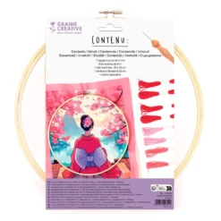 Set de bordado punch needle DIY kimono