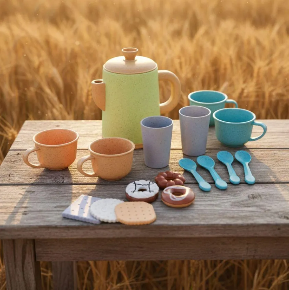 Set de café y té eco 17 piezas