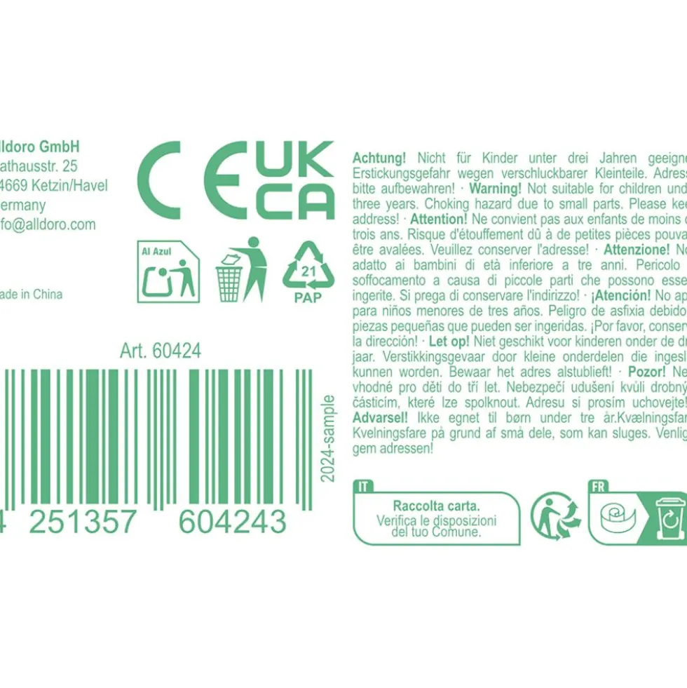 Set de cubiertos eco 17 piezas
