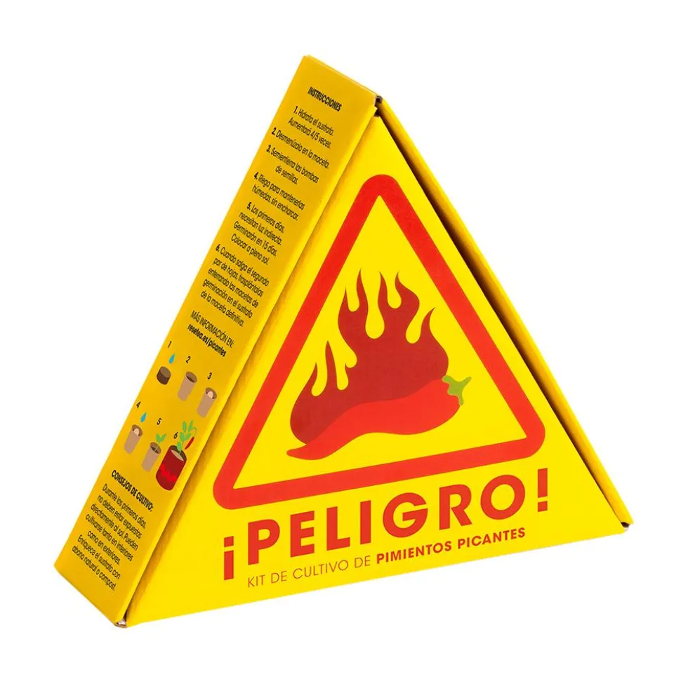 Set de cultivo pimientos picantes ¡Peligro!