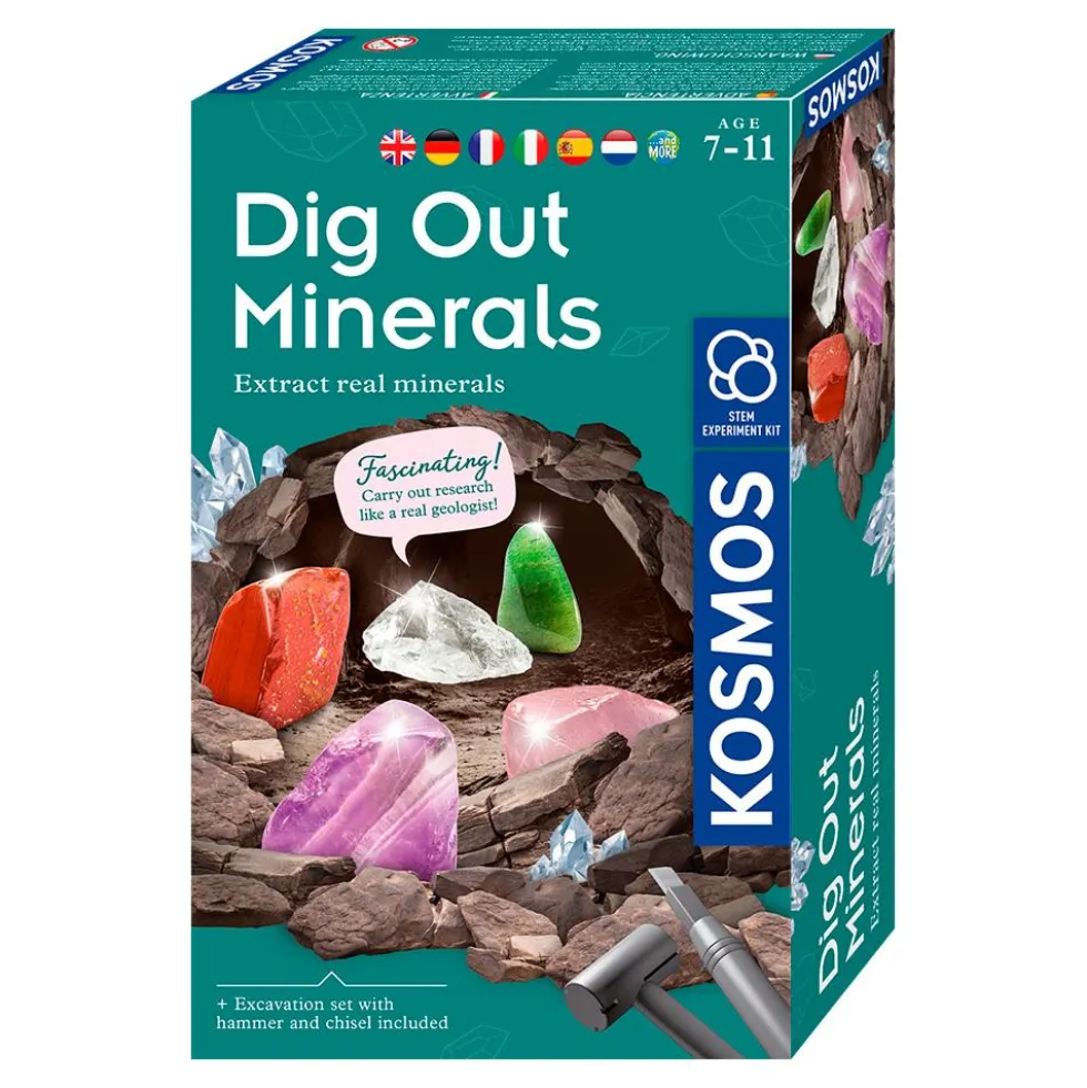 Set de excavación minerales Dig out minerals