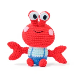 Set de ganchillo DIY cangrejo minigurumi