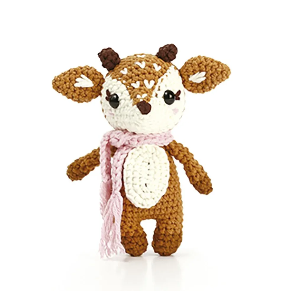 Set de ganchillo DIY ciervo amigurumi