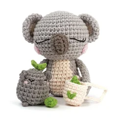 Set de ganchillo DIY koala amigurumi