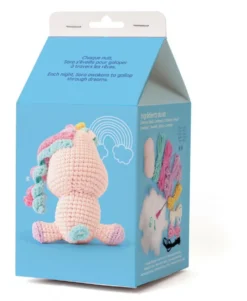 Set de ganchillo DIY unicornio minigurumi