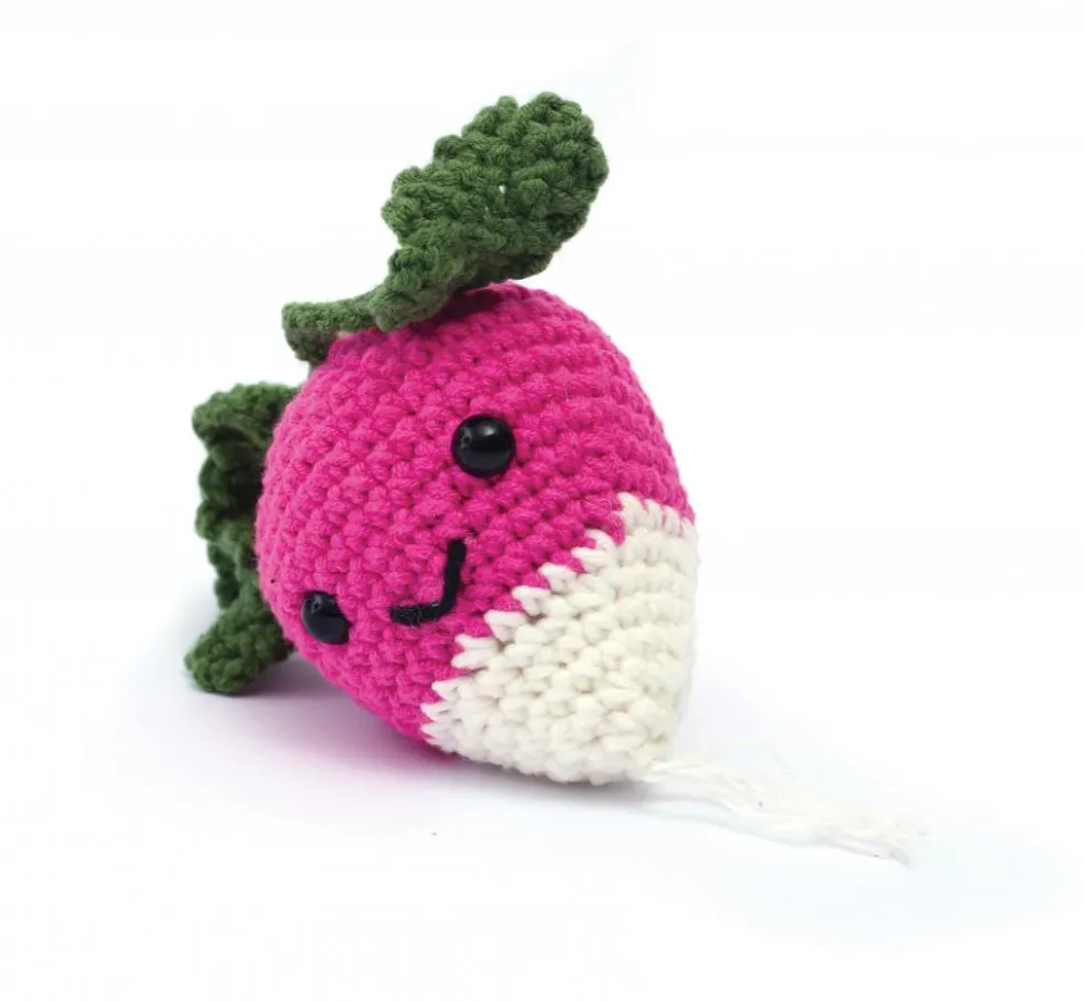 Set de ganchillo DIY vegetales amigurumi