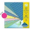 Set de papel para origami surtido 100 hojas 20X20cm.