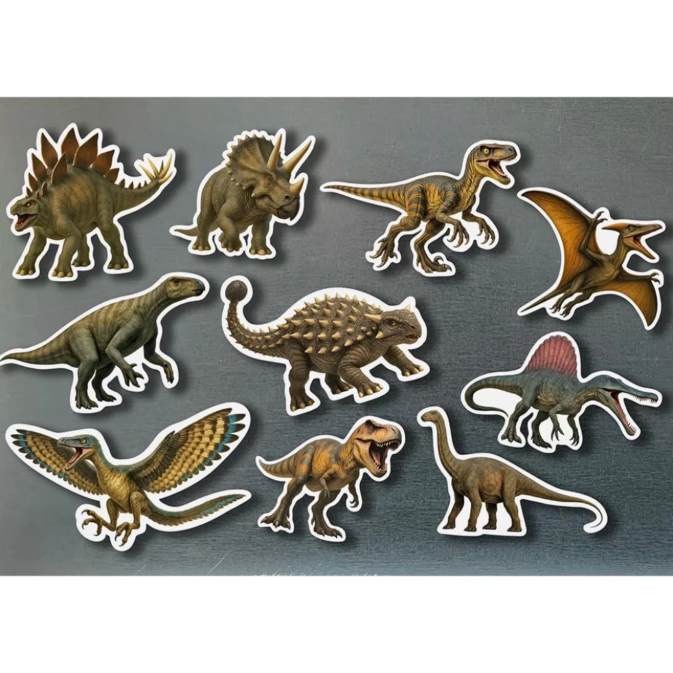 Set dinosaurios magnéticos 10 piezas
