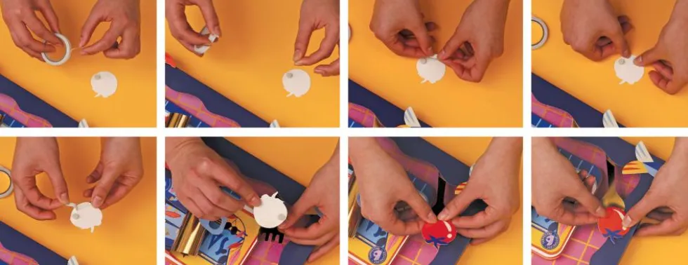 Set DIY cuadro 3D sardinas