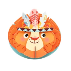 Set maqueta león 3D para colgar