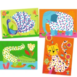 Set para colorear con puntos ¡Y punto pelota!