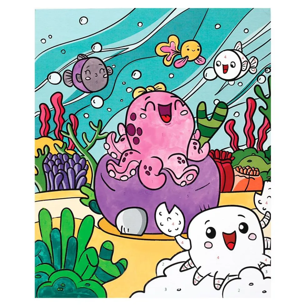 Set pintar por números océano