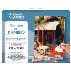 Set pintar por números verano en París
