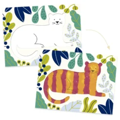 Set pintura de dedos animales