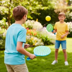 Set raquetas con ventosa con 2 pelotas.