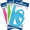 Set reglas escolares colores surtidos