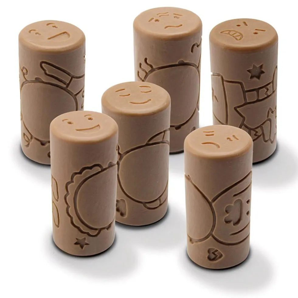 Set 6 rodillos para modelar emociones