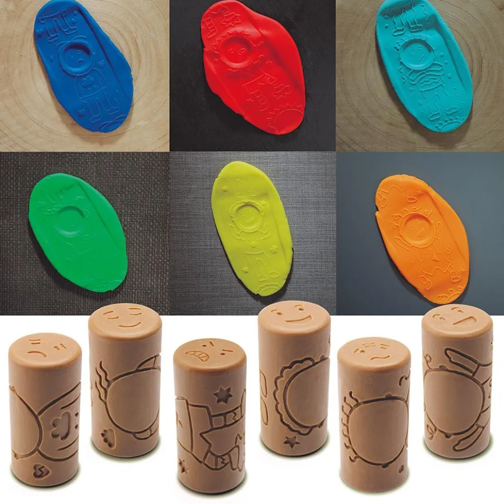 Set 6 rodillos para modelar emociones