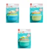 Set 7 vasitos coladores de baño conectables y apilables