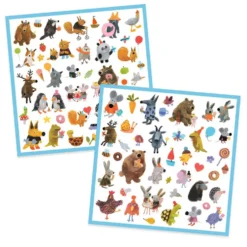 Sobre 160 pegatinas animalitos fluffy friends