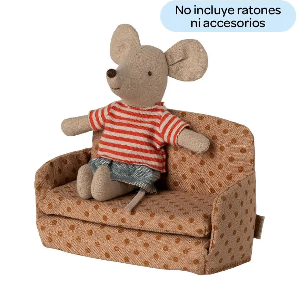 Sofá cama lunares ratoncitos Maileg