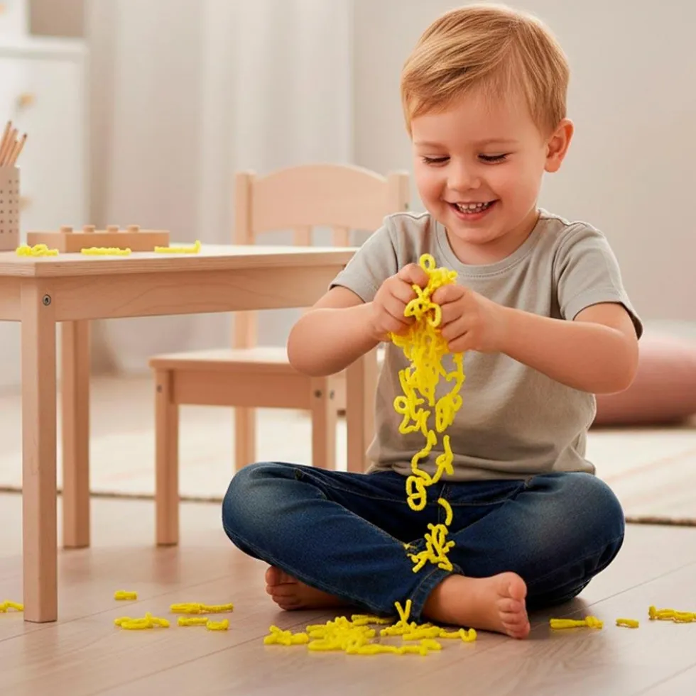Squishy worms amarillo bote 120gr