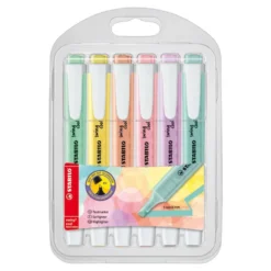 Stabilo Boss marcador 6 colores pastel Swing Cool