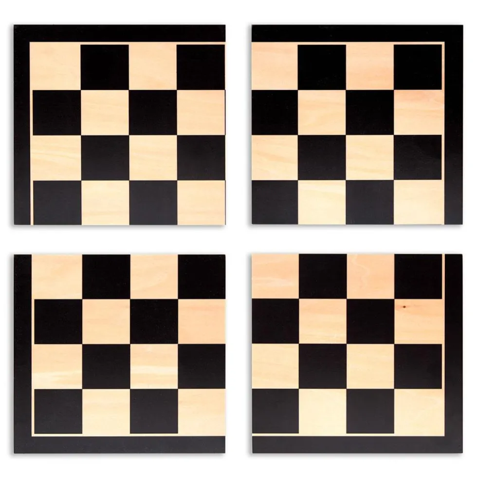 Tablero ajedrez pro 4 black 40x40cm