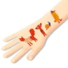 Tatuajes animales divertidos set 2 hojas