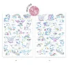 Tatuajes unicornios set 2 láminas