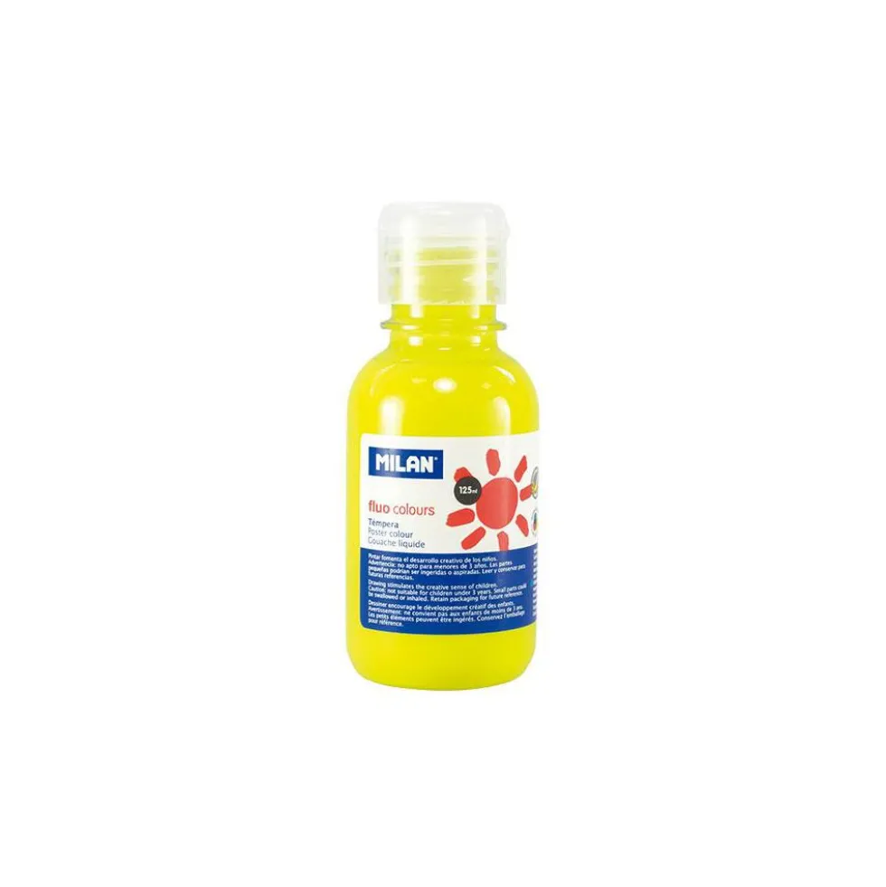 Témpera amarillo fluo 125ml