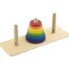 Torre de Hanoi madera juego lógica